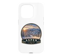 Aventure hivernale de la Station de Ski Aspen Colorado Coque pour iPhone 15 Pro