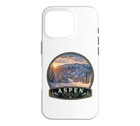 Aventure hivernale de la Station de Ski Aspen Colorado Coque pour iPhone 16 Pro