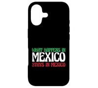 Aventure Mexicaine Ce Qui se Passe au Mexique Reste au Mexique Coque pour iPhone 17