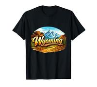 Aventure paysagère à la frontière des Montagnes du Wyoming T-Shirt