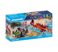 Aventure PLAYMOBIL : Pirate face à un crabe géant
