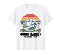 Aventure rétro à Washington dans Le Parc National du Mont Rainier T-Shirt