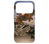 Aventure Rétro avec Un Personnage Furry en Skate Coque pour iPhone 17 Pro