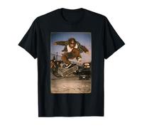 Aventure Rétro avec Un Personnage Furry en Skate T-Shirt