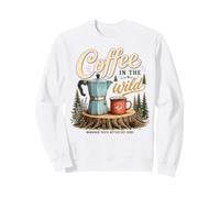 Aventure Rustique Autour du Café en Plein Air Sweatshirt