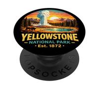 Aventure Sauvage dans Le Parc National de Yellowstone PopSockets PopGrip Adhésif