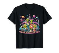 Aventure Spatiale rétro de la Famille Cosmic Alien T-Shirt