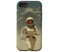 Aventure Spatiale rétro - Illustration Vintage de Science-Fiction Coque pour iPhone SE (2020) / 7/8