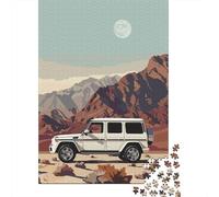 Aventure SUV du désert 1000 Pièces Puzzle Adultes Puzzles Classiques Cadeau Jeu De Créatif Jouets De Jeu Stimulants 52x38cm/1000pcs