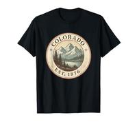Aventure Vintage dans Les Montagnes du Colorado T-Shirt