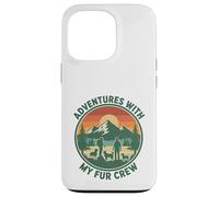 Aventures avec Mon Chien d'équipage de Fourrure Randonnée en Coque pour iPhone 13 Pro