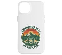 Aventures avec Mon Chien d'équipage de Fourrure Randonnée en Coque pour iPhone 14 Plus