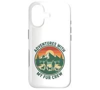 Aventures avec Mon Chien d'équipage de Fourrure Randonnée en Coque pour iPhone 17