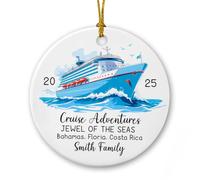Aventures De Croisière Ornement Suspendu Décoratifs Pendentif De Noël Drôle Décoration De Noël A Suspendre pour Maison Salon Fête