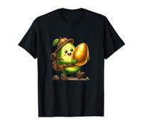 Aventurier d'avocat Mignon Tenant Un Gros œuf doré T-Shirt