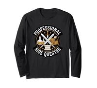 Aventurier Gamer Professional Side Quester RPG Side Quest Manche Longue