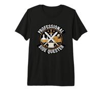 Aventurier Gamer Professional Side Quester RPG Side Quest T-Shirt Haut de Gamme