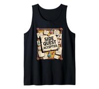Aventurier Gamer Side Quest Accepted RPG Side Quest Débardeur