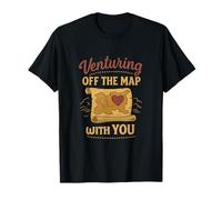 Aventuring Off The Map Équipement de Vacances en Famille Assorti T-Shirt
