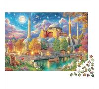 Avenue İstiklal Puzzle 1000 Pièces, Puzzles Difficiles, Adaptés Aux Adultes Et Aux Enfants, Jeu De Défi Intellectuel 52x38cm/1000pcs