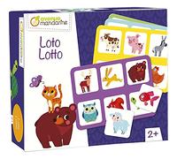 MY MANDARINE 42761O - Une boite éducative de 4 planches + 24 jetons - À partir de 2 ans - LOTO Animaux familiers