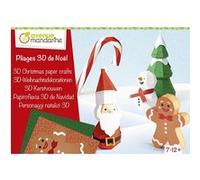 Avenue Mandarine - Boîte créative enfant MY MANDARINE KC142C - Pliages de Noël 3D dès 7 ans
