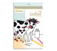AVENUE MANDARINE Book 24 feuilles format 21 x 34cm à colorier Graffy Color, Maman/bébé La ferme