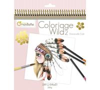 avenue mandarine carnet à dessin "Wild 2" 28 feuilles
