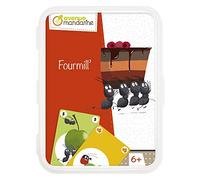 Avenue Mandarine CO182C - Un jeu de 46 cartes Fourmi'll en boite plastique refermable