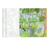 avenue mandarine - graffy roll affiches à colorier : la jungle G