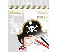avenue mandarine Livre de coloriage de masques "Boy" 24 feuilles