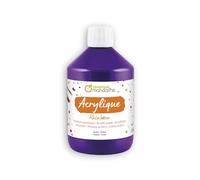 Avenue Mandarine RB0250500900C - Peinture Acrylique Mate Rainbow - Pot 500 ML - Violet