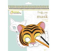 avenue mandarineGY023O avenue mandarine Livre de coloriage de masques "Animaux