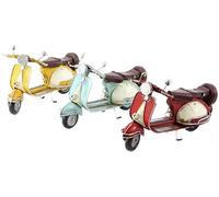 AVENUELAFAYETTE Réplique Scooter de Collection Vintage rétro - métal - 17 cm (Jaune)
