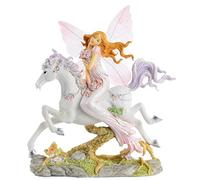 AVENUELAFAYETTE Statuette Figurine Fée - Elfe sur Licorne - 21 cm