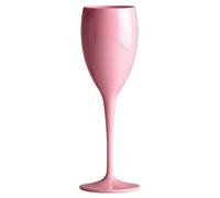 Avenue's Lot de 6 flûtes à champagne et prosecco en polycarbonate incassable Rose Haute qualité Passe au lave-vaisselle