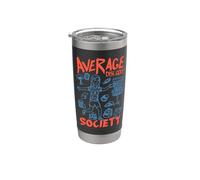 Average Disc Golf Society Panier amusant pour fille golfeuse Gobelet isotherme en acier inoxydable double paroi