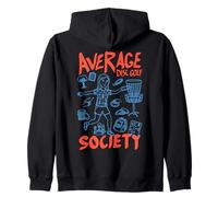 Average Disc Golf Society Panier Amusant pour Fille golfeuse Sweat à Capuche