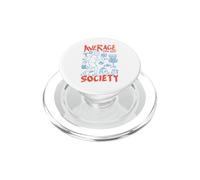 Average Disc Golf Society Panier Amusant pour Golfeur PopSockets PopGrip pour MagSafe