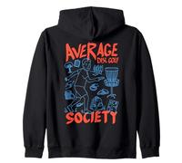 Average Disc Golf Society Panier Amusant pour Golfeur Sweat à Capuche