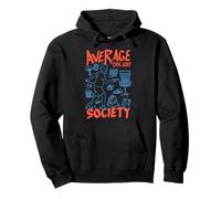 Average Disc Golf Society Panier Amusant pour Golfeur Sweat à Capuche