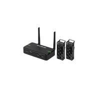 AVERMEDIA 2 Micros sans fil pour Enseignant et formateur SANS base de Rechargement/rangement 15-20 metres anti-interférences Atténuateur de Bruit de Fond AW315