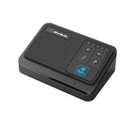 AVerMedia AS311 AI Speakerphone - Suppression des Bruits de Fond par IA, Captation de la Voix Optimisée, USB Plug and Play, Micro et Haut-Parleur de Visioconférence pour Le Télétravail Noir