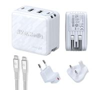 AVerMedia Chargeur Portable pour Nintendo Switch, Charge Rapide GaN 100W, Station d’Accueil HDMI 4K60 pour TV, Ordinateur Portable, PC, Accessoires Gaming, Adaptateurs UK & EU Inclus, Core GO GC313