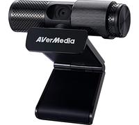 AVerMedia Live Streamer CAM 313, Volet de Protection, Capture Vidéo FHD 1080p, Plug and Play, Micro, Stream, Jeux, Youtube, Twitch, Caméra Pivotante à 360 degrés avec filtres (PW313)
