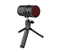 AverMedia Microphone USB pour Streaming, podcasting, Microphone de Jeu cardioïde, trépied, Sortie Casque, Bouton muet, Microphone entièrement métallique pour PC, Ordinateur Portable, iPhone et