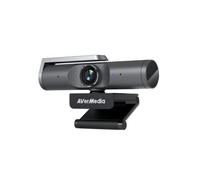AVerMedia Webcam Professionnelle PW515 4K Ultra HD autofocus - Solution contrôlée par l'IA, Ajustement de l'image et de l'éclairage, foV Large 100 ° pour vidéoconférence et réunions virtuelles, Zoom,