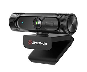 AVerMedia Webcam PW315 - Caméra HD Grand Angle 1080p pour vidéoconférence, enseignement en Ligne et Streaming