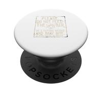 Avertissement Amusant « Do Not Feed Wrestler Cutting Weight » PopSockets PopGrip Adhésif