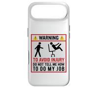 Avertissement Amusant pour éviter Les blessures et ne Pas dire Comment Faire Mon Travail Coque pour iPhone Air